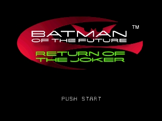 Batman of the Future - Return of the Joker (Europe) (En,Fr,De) Title Screen